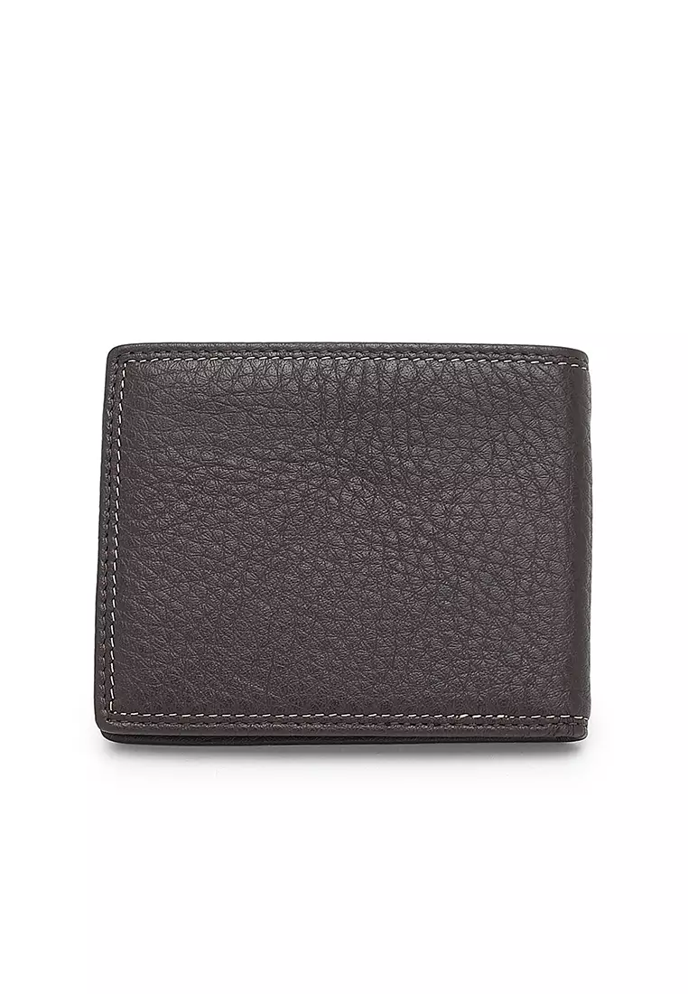 Genuine Leather RFID Short Wallet (Dompet Pendek Kulit Asli RFID Pria) - Hitam