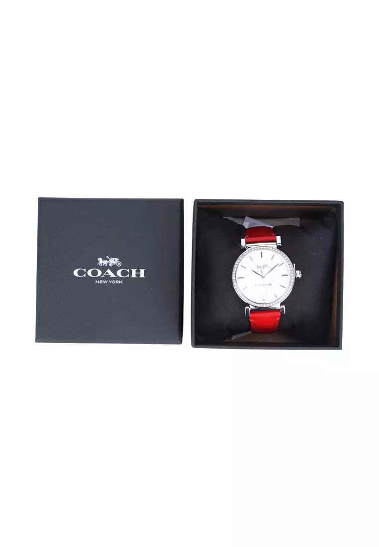 Red best sale coach watch