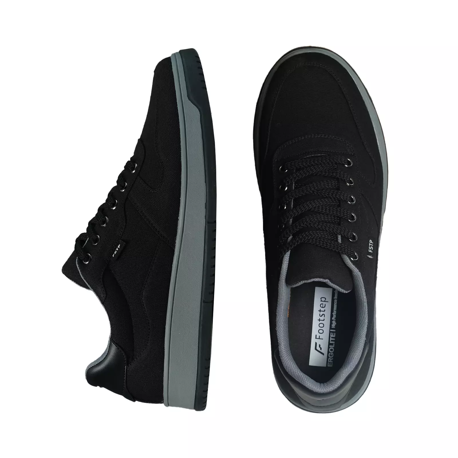 Footstep Footwear Sepatu Pria Sneakers Apollo Misty Black Original Shoes