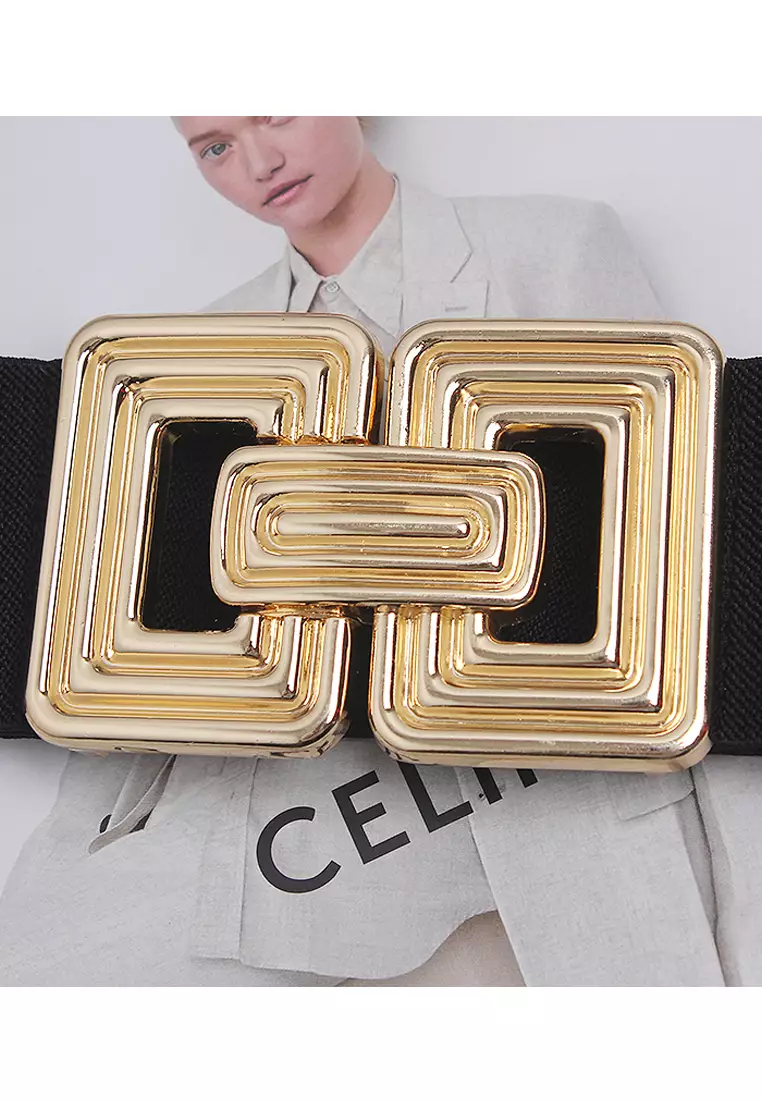 [NILLRING] 6PM30 Belt 全2色 Buy Twenty Eight Shoes Metal Buckle Faux Straw Woven Belt