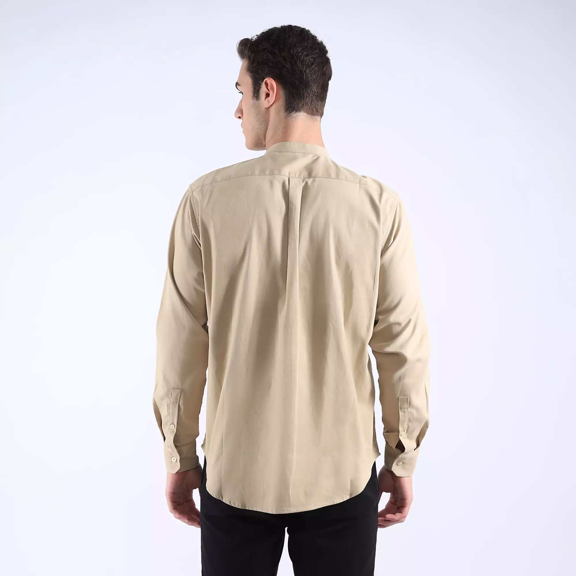 LARUSSO X Rizky Ridho - Form + Focus - Koko Ultra Soft Lengan Panjang - Twill Brown