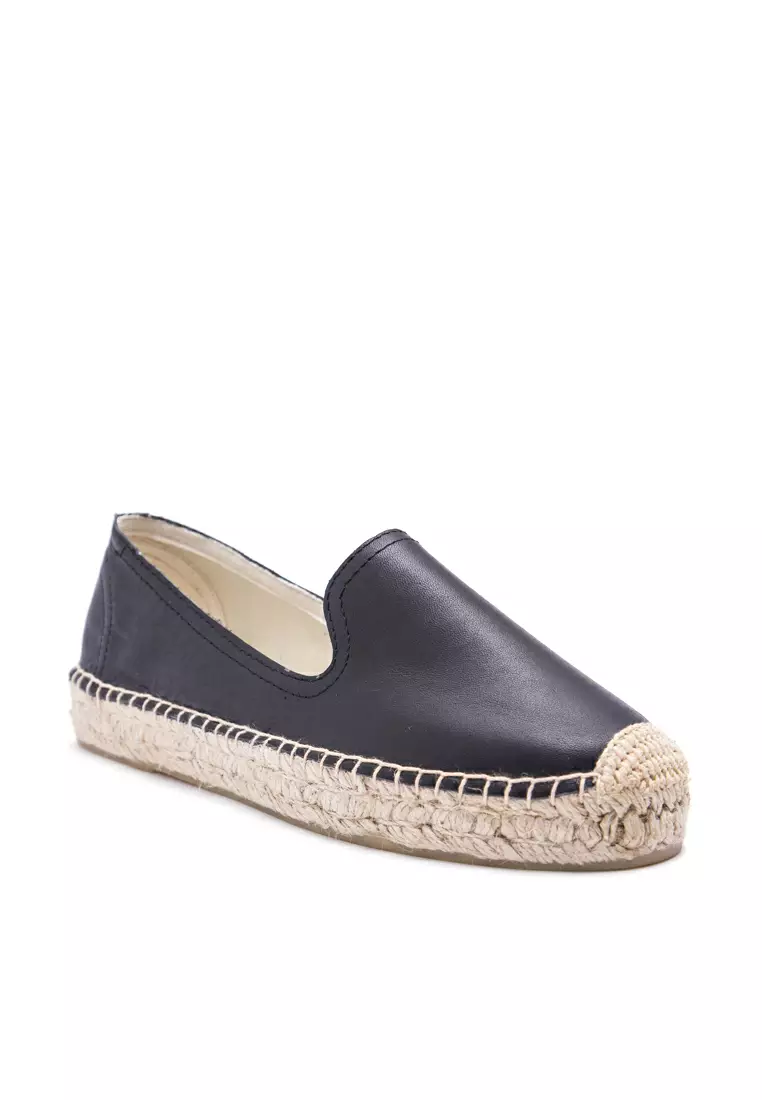 Platform Cow Leather Espadrilles HB7101