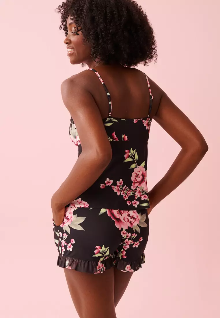 Peony Print Recycled Fibers Cami
