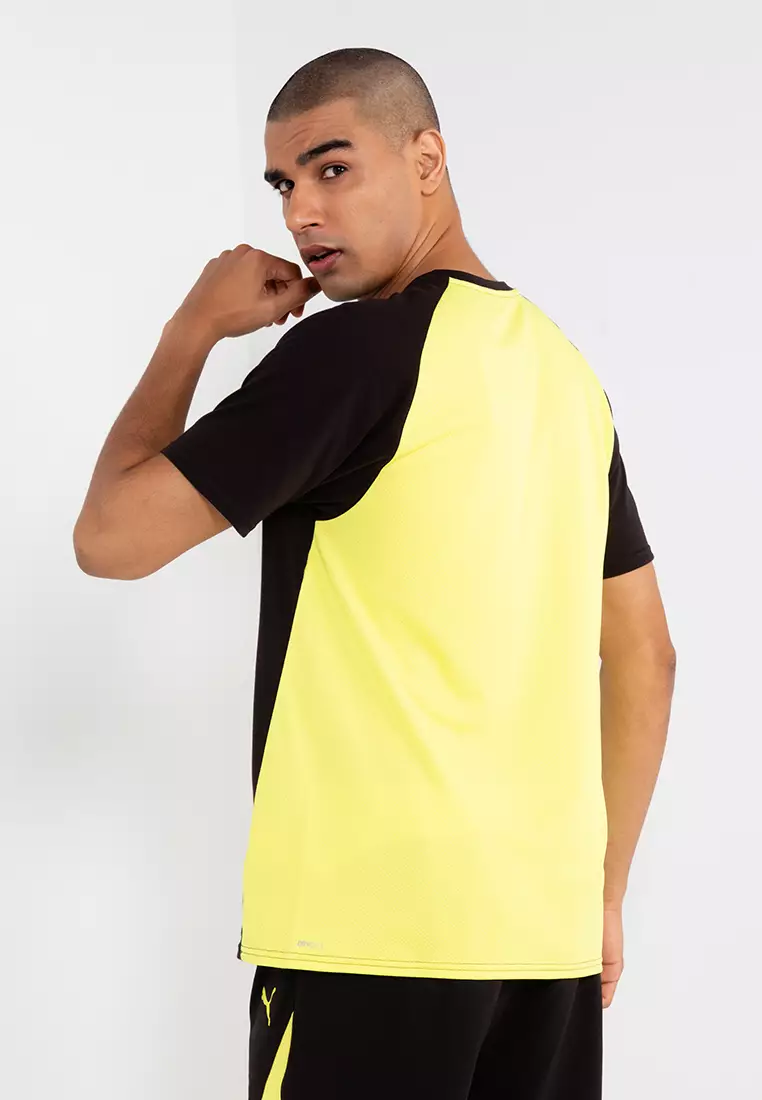 Puma black yellow t shirt outlet