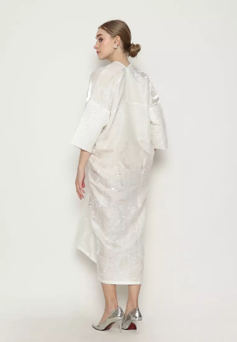 Rinjanie Batik x Senorita - Kaftan Slim Bordir Katun Series - Embroidery Kaftan - Kaftan Raya - Kaftan Katun Bordir - Dress Wanita Kaftan - KSUP - PT