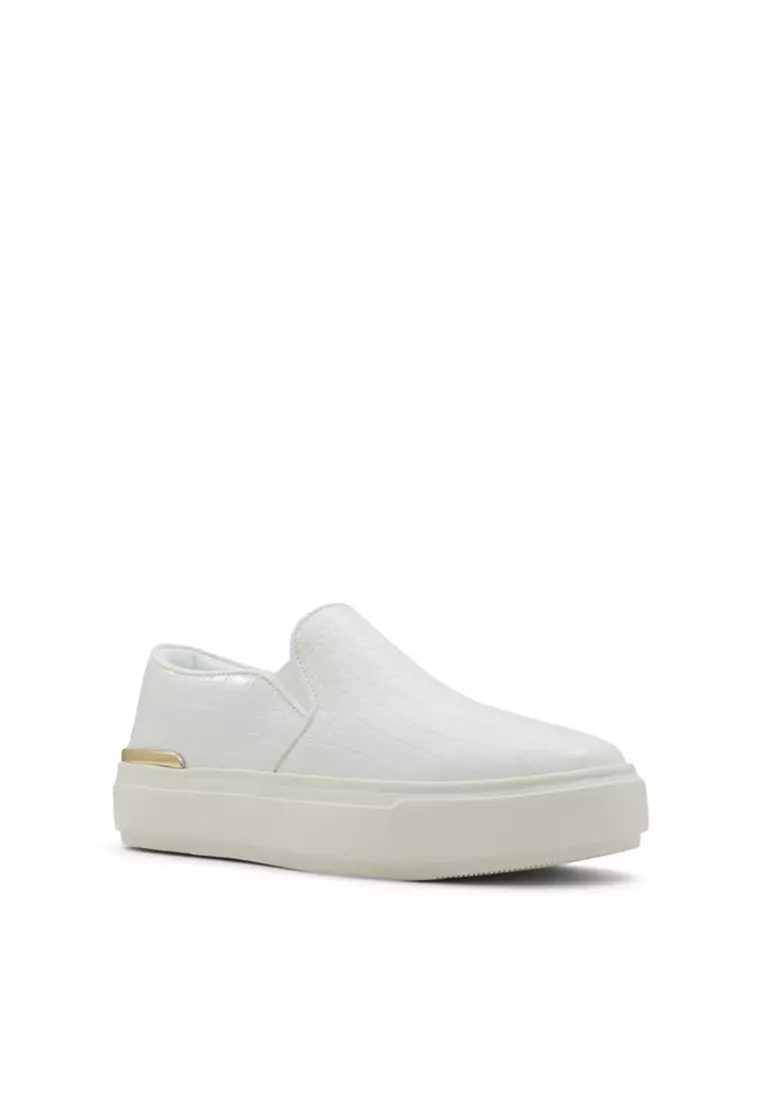 White slip on platform online