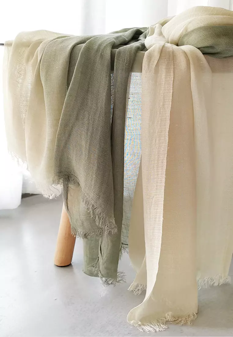 Cotton Yarn Mix Color Tie Dye Scarf JW JS-1100.a