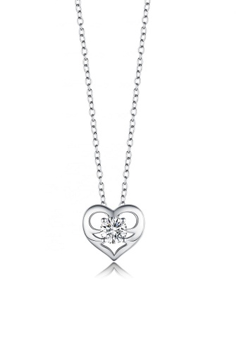 ADORA silver 925 Silver Heart Pendent Necklace FB2CDACCD1AB06GS_1