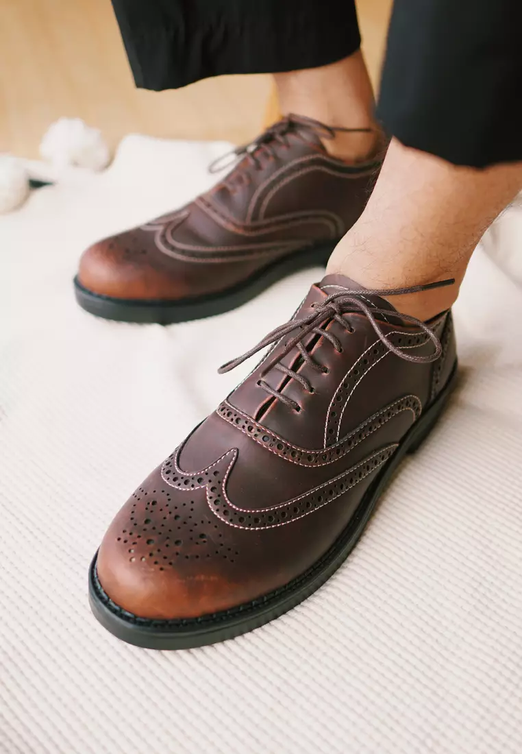 Sepatu Oxford Formal Pria Big Size M.Clint