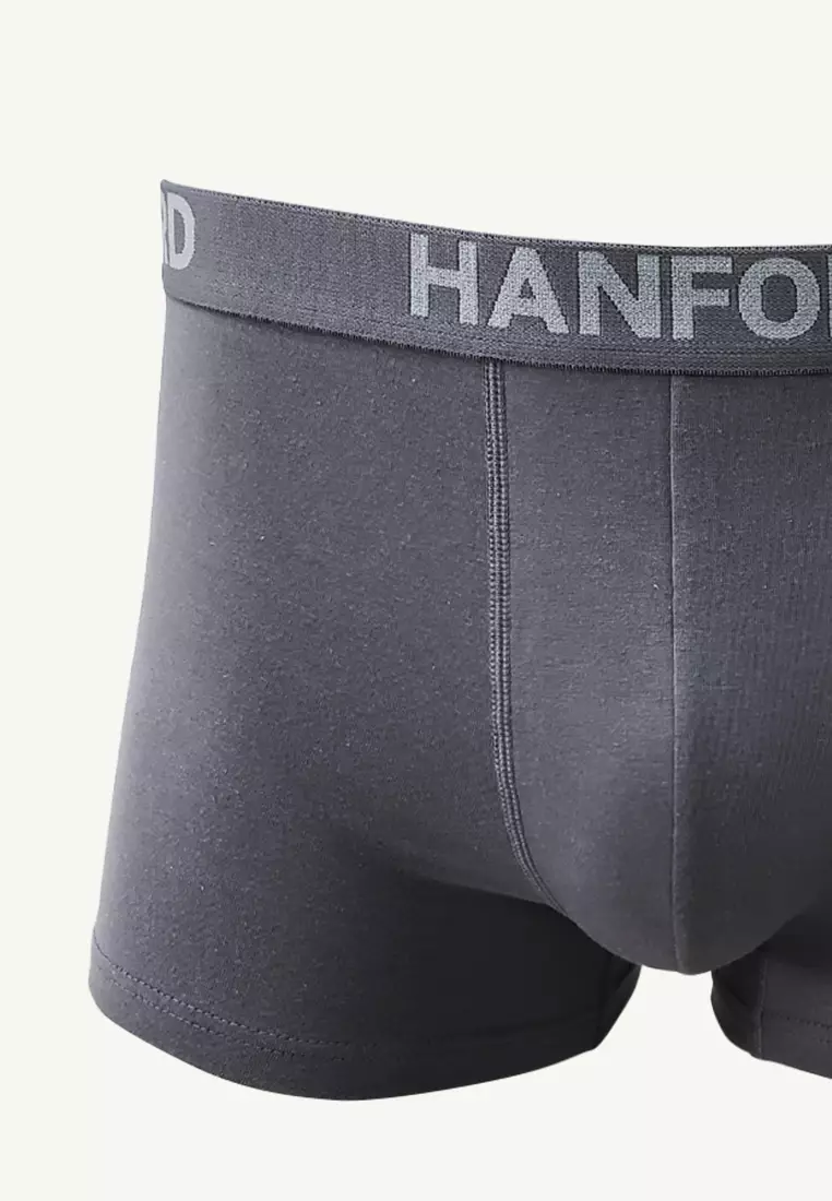 Cotton w/ Spandex Men's Boxer  Briefs Logan - Assorted Colors (3in1 Pack) S-4X Big Plus Size