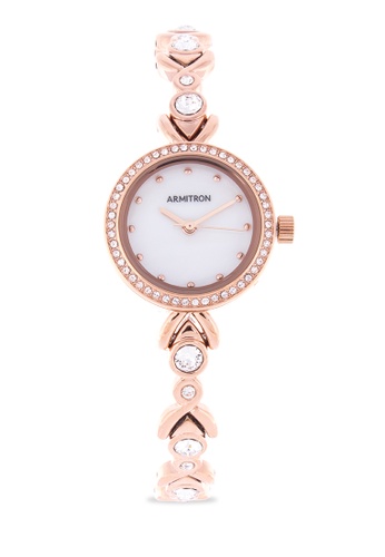 armitron gold watch womens