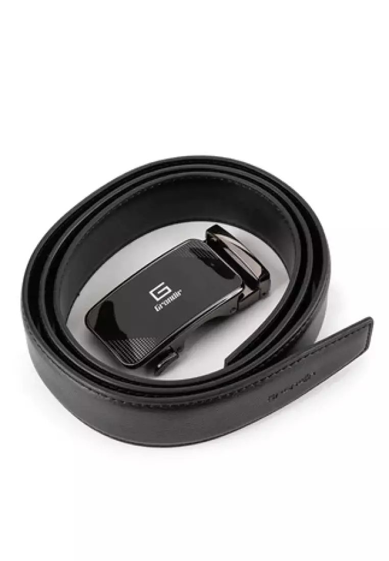 Grandir Gift Set Ikat Pinggang Dompet Kulit Pria PU Leather Original 0911202502BLA