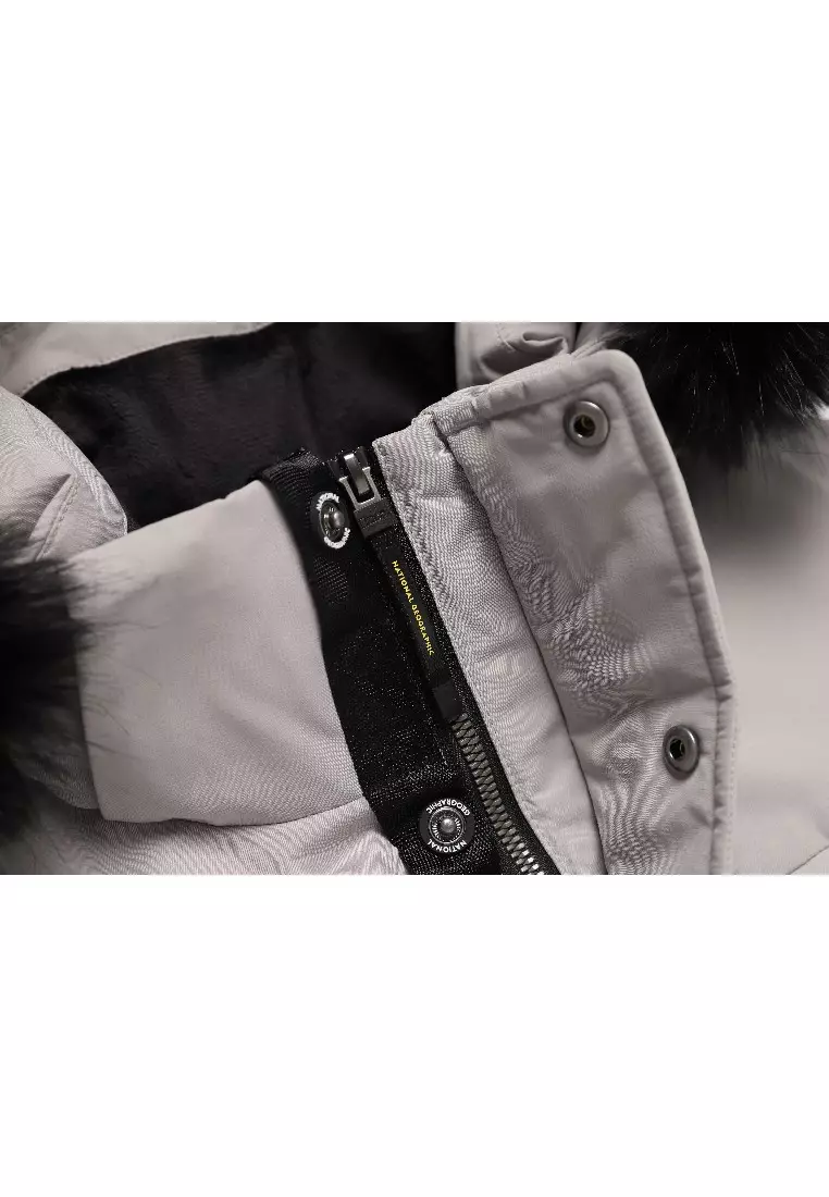 女裝TARUGA毛邊連帽羽絨外套