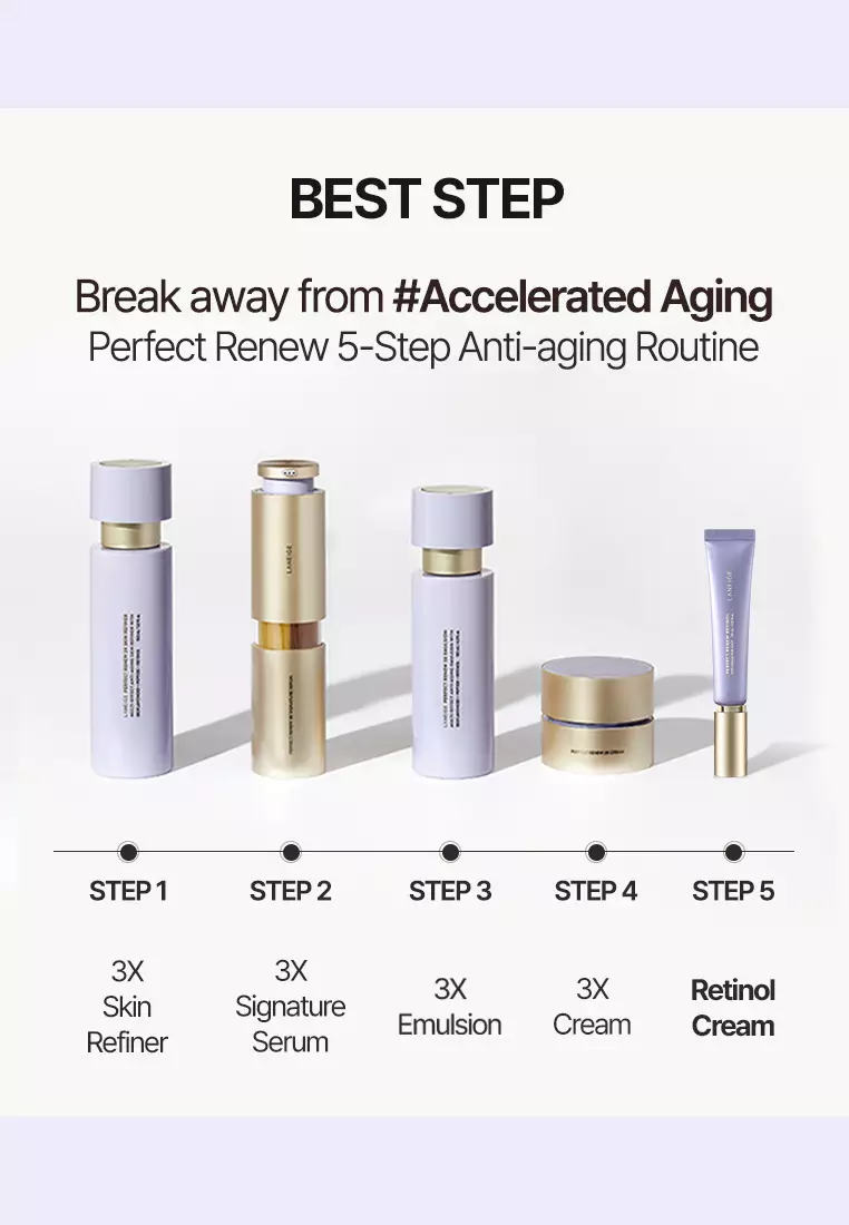 Buy Laneige Laneige Perfect Renew 3X Retinol Eye Cream For Face (15ml
