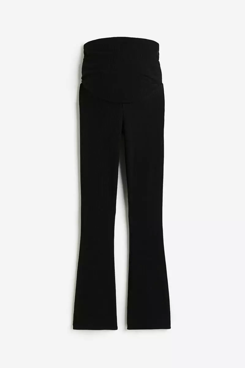 Buy H&M MAMA Before & After ribbed trousers Online