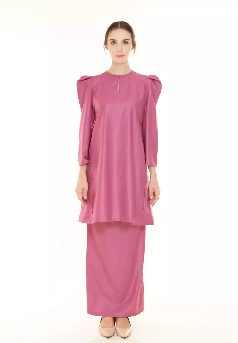 Yarra Kurung Modern in Plum Pink
