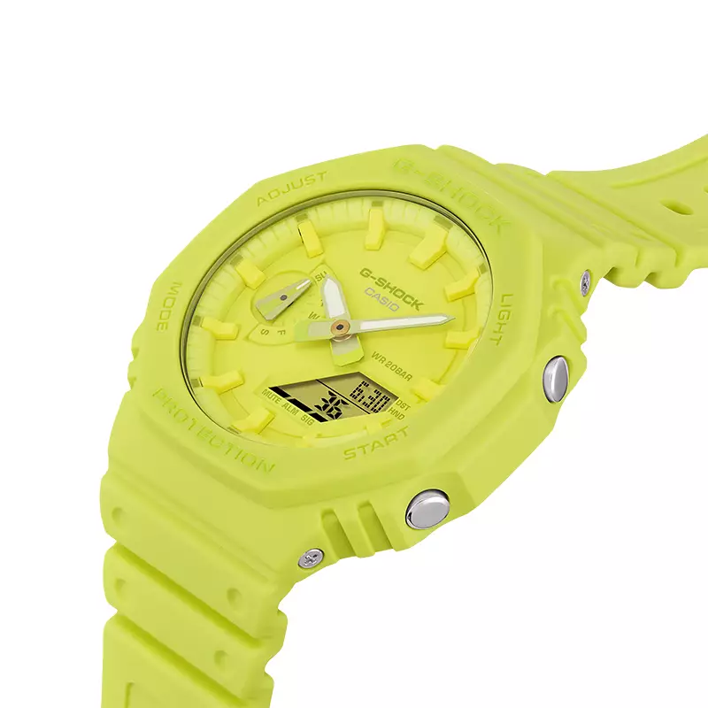 Jam Tangan Wanita Casio G-Shock X ITZY GA-2100-9A9DR CasiOak Tone On Tone Series Analog Digital Dial Resin Band