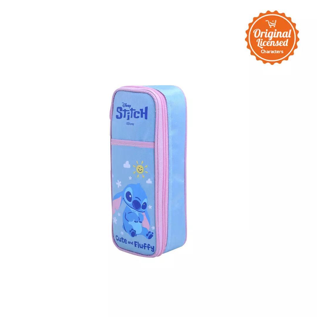 Tempat Pensil Stitch Original – Pencil Case Stitch 22x9 cm | Kotak Pensil Anak Stitch