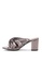 London Rag silver Metallic Silver Knotty Slip-On Sandal 85C66SHEDD4656GS_3
