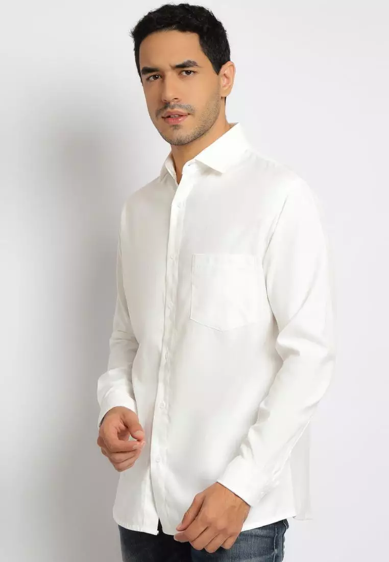 Reguler Fit Oxford White Shirts