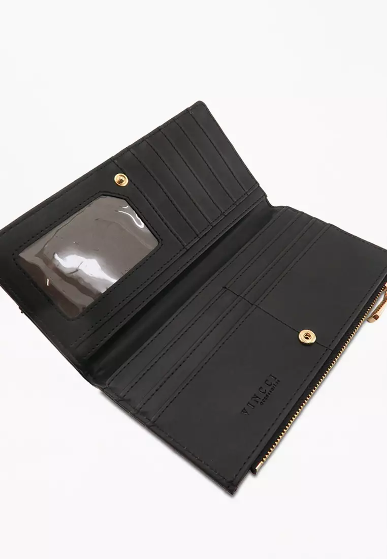 Casual Bi Fold Long Wallet