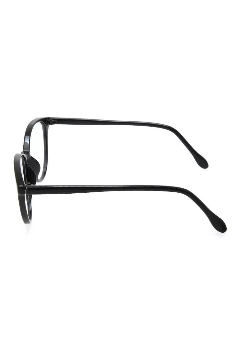 Kiano Kacamata Wanita Cat Eye Design Glasess Frame Material Plastic ORIGINAL - Black