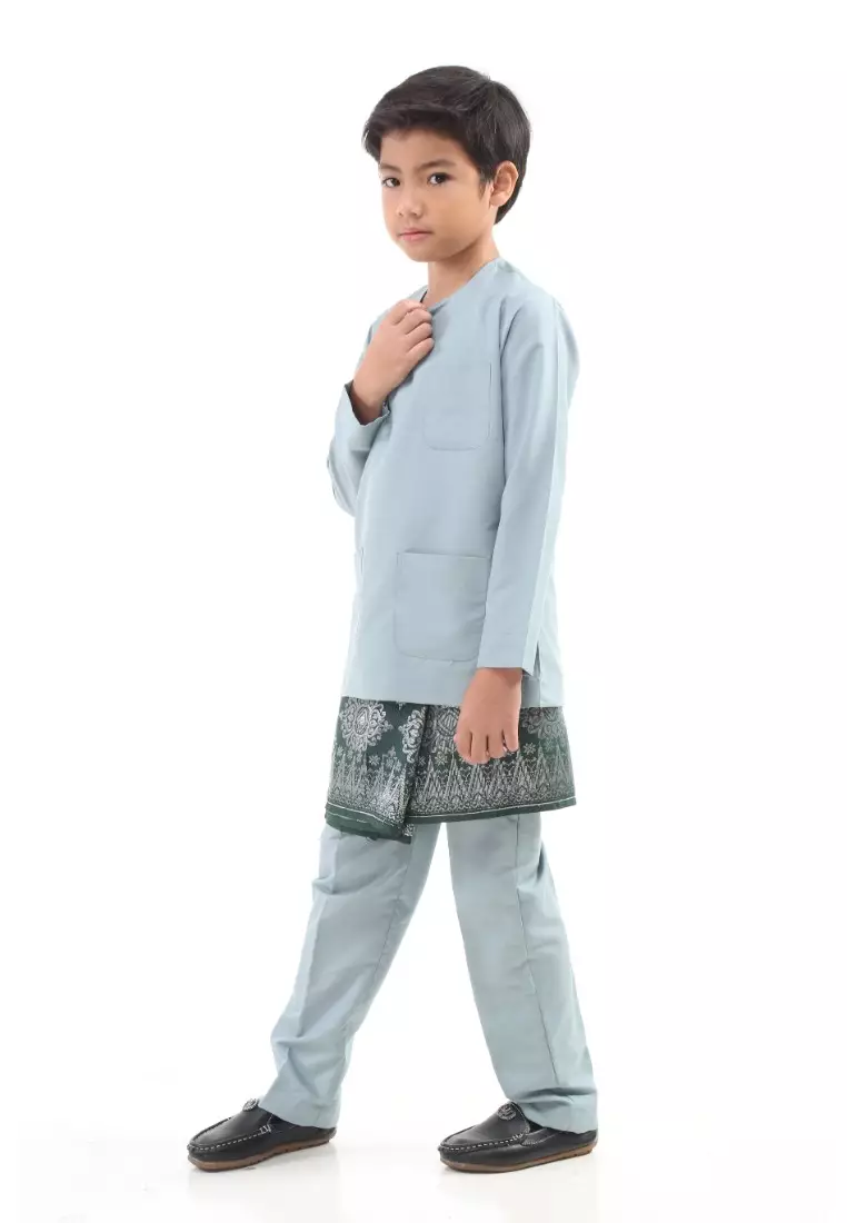 Baju Melayu Moden Teluk Belanga For Kids