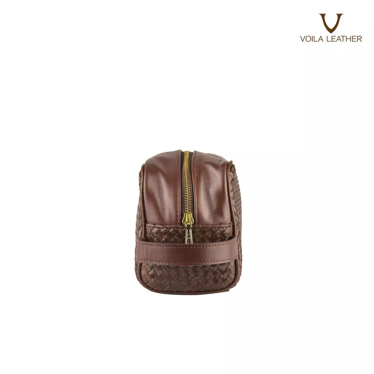 Pouch Anyaman Kulit Asli Voila New Andrea Brown