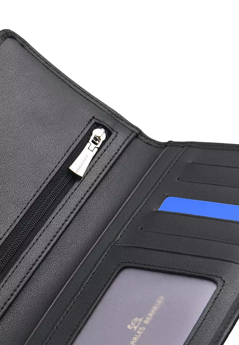 Buy Charles Berkeley Campbell Long Wallet - XY-2520 - Black 2026
