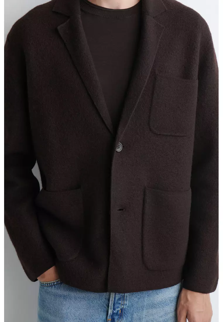 BOILED MERINO WOOL BLAZER
