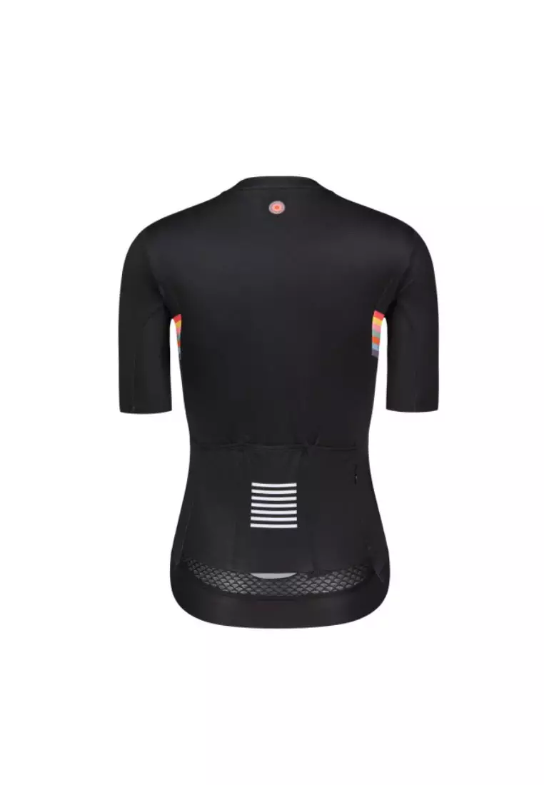 discount cycling apparel Skull Monton black short sleeve cycling jersey