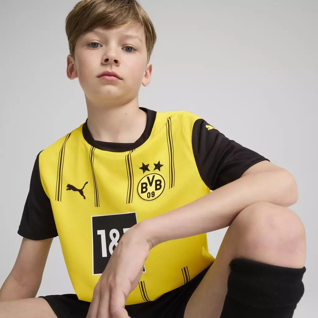 Puma Dortmund BVB Home Jersey Replica Jr 77495101 - Jersey Anak (Kuning)