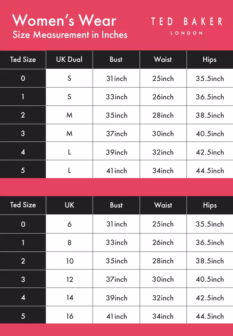 Ted baker blazer sizes sales