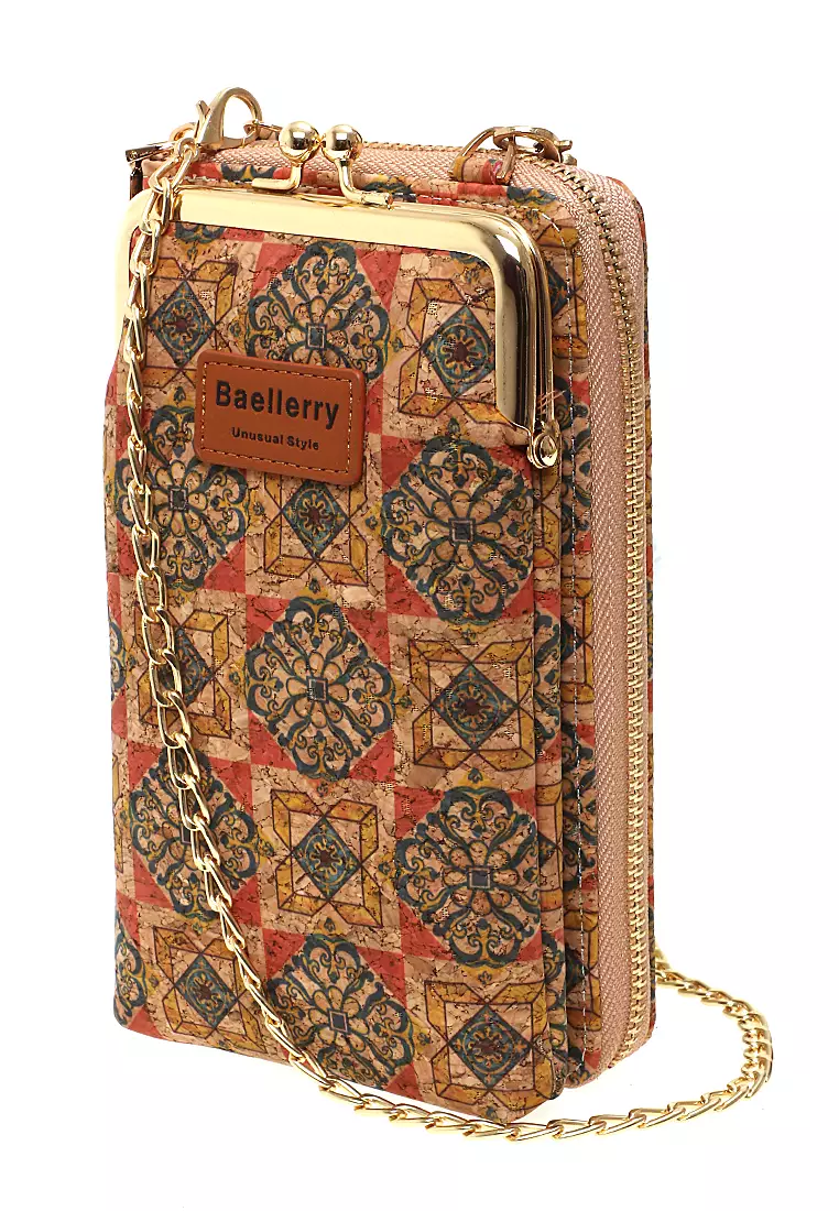 Sling Bag Tas Selempang Wanita Dompet Multifungsi Uniqe Design Material Kulit Leather ORIGINAL