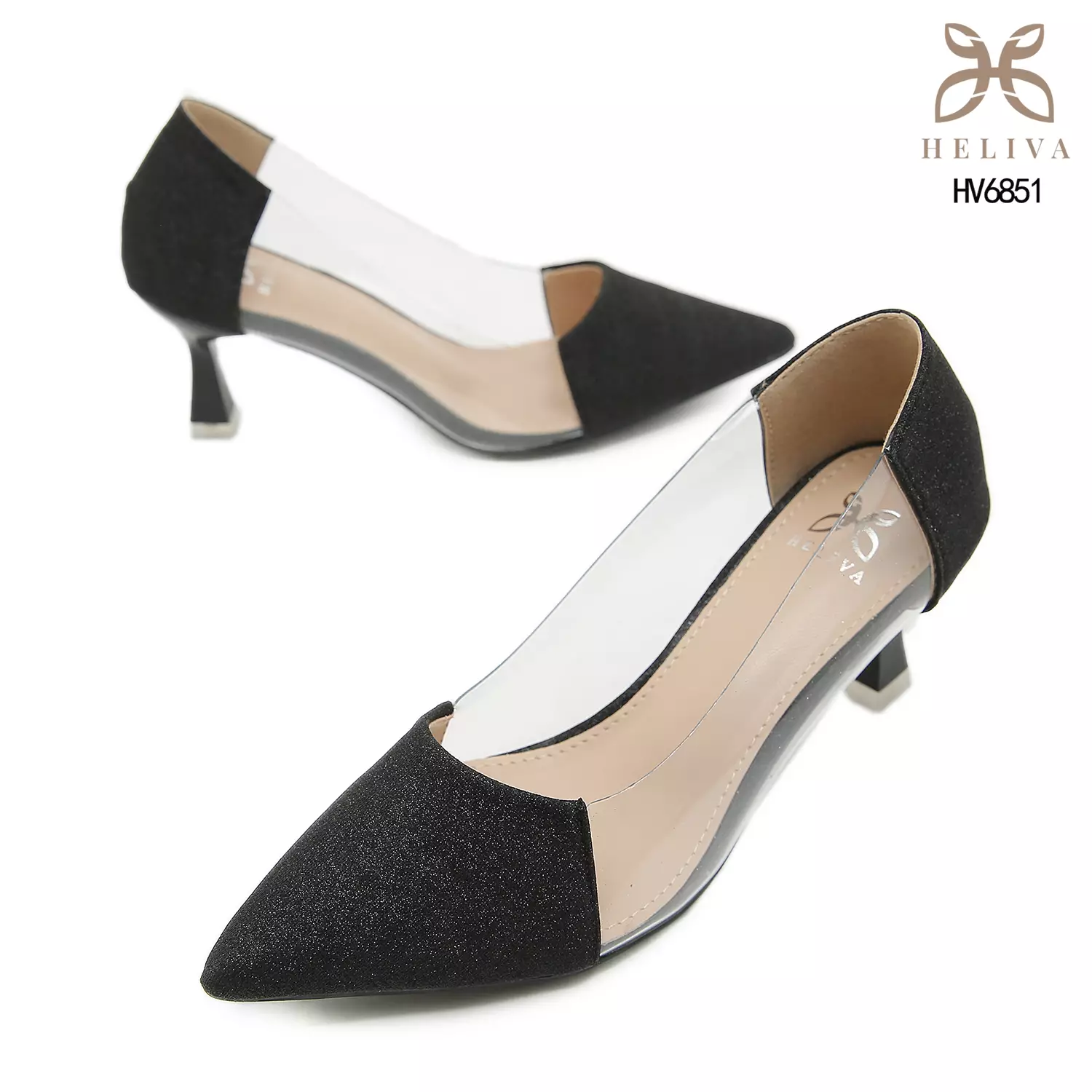 Heliva Amina High Heels Glitter Sol 6cm HV6851