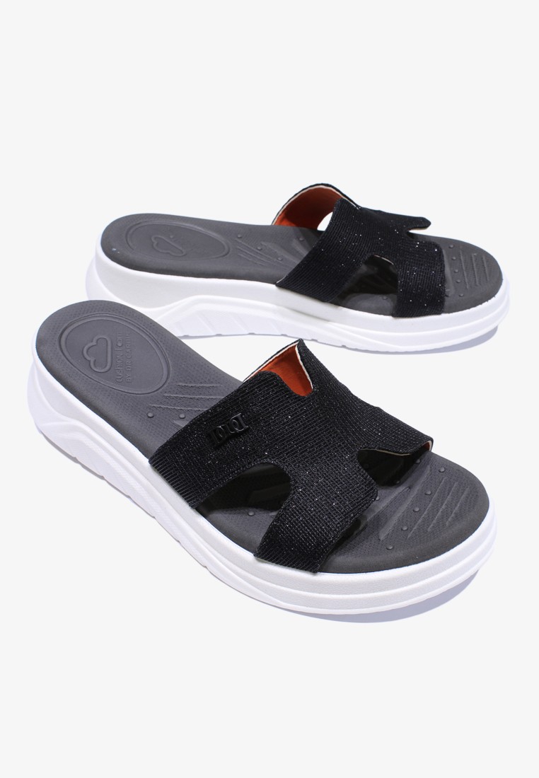 Dr Cardin Women Cushion Foam Bling Sandal Slip On L-BSX-1735