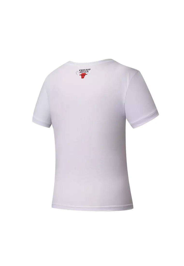 Team Logo Print Chicago Bulls Regular Fit Womens T-shirt