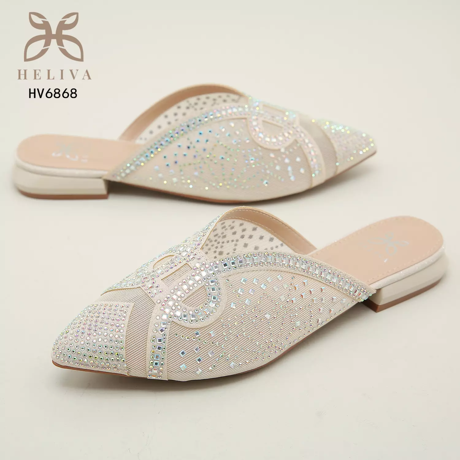 Heliva Jowy Lady Sandal Party Mesh Jewel Accessories