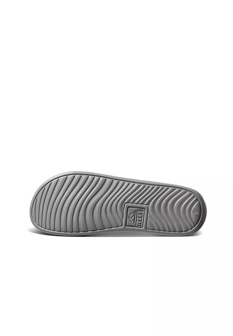 REEF Men One Puff Slide Sandals - Grey/White
