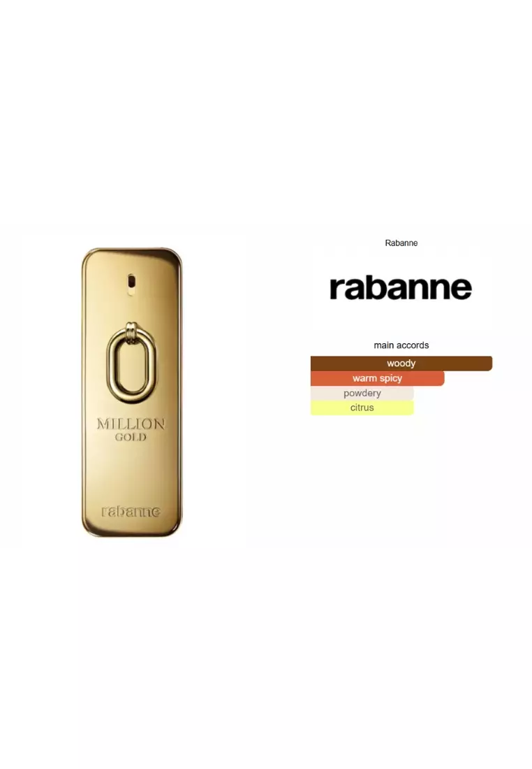 Paco Rabanne Million Gold Man EDP Intense - 100 ML (Parfum Pria)