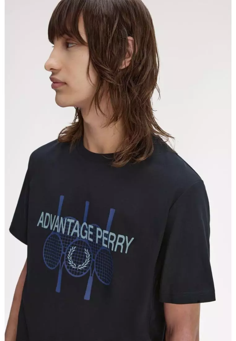 Fred Perry M1774 Advantage Perry T-Shirt (Black)