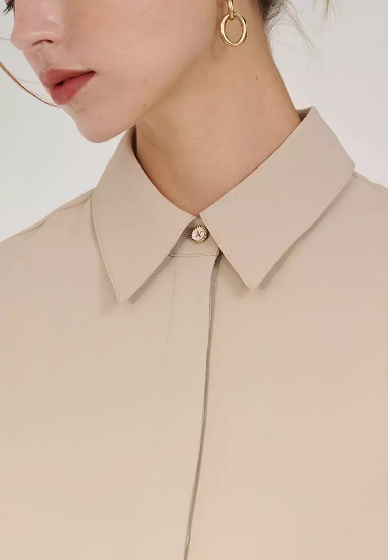 Milk Tea Blouse