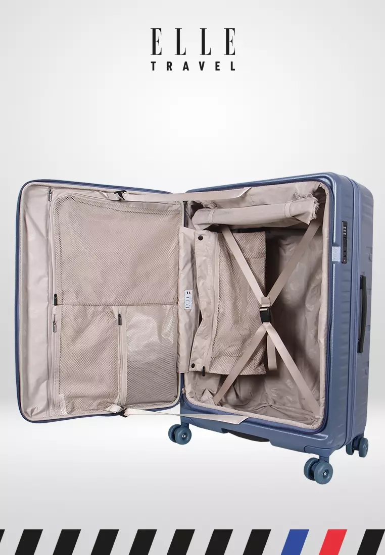 ELLE TRAVEL Koper 29 inci 31280ST-29 Metalic Bijou Blue