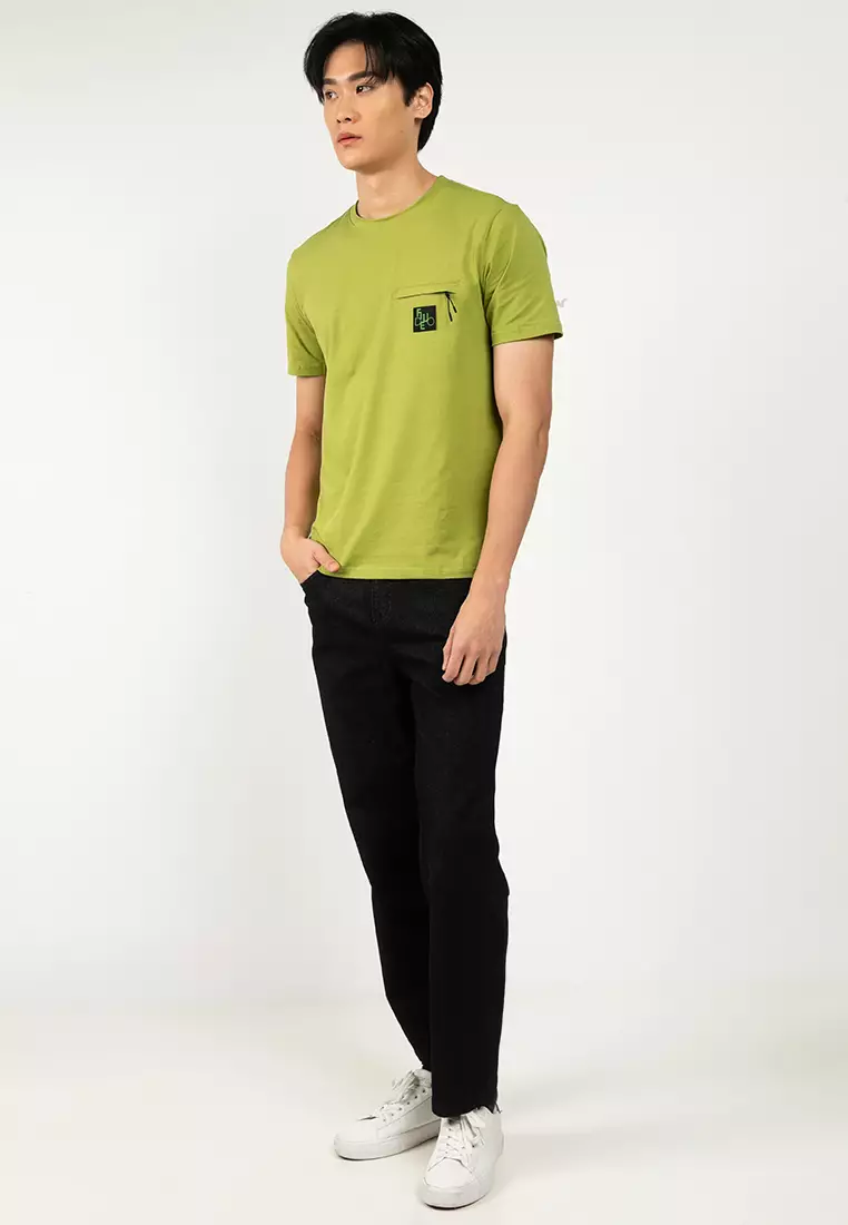 Drawstring Straight Cut Jeans