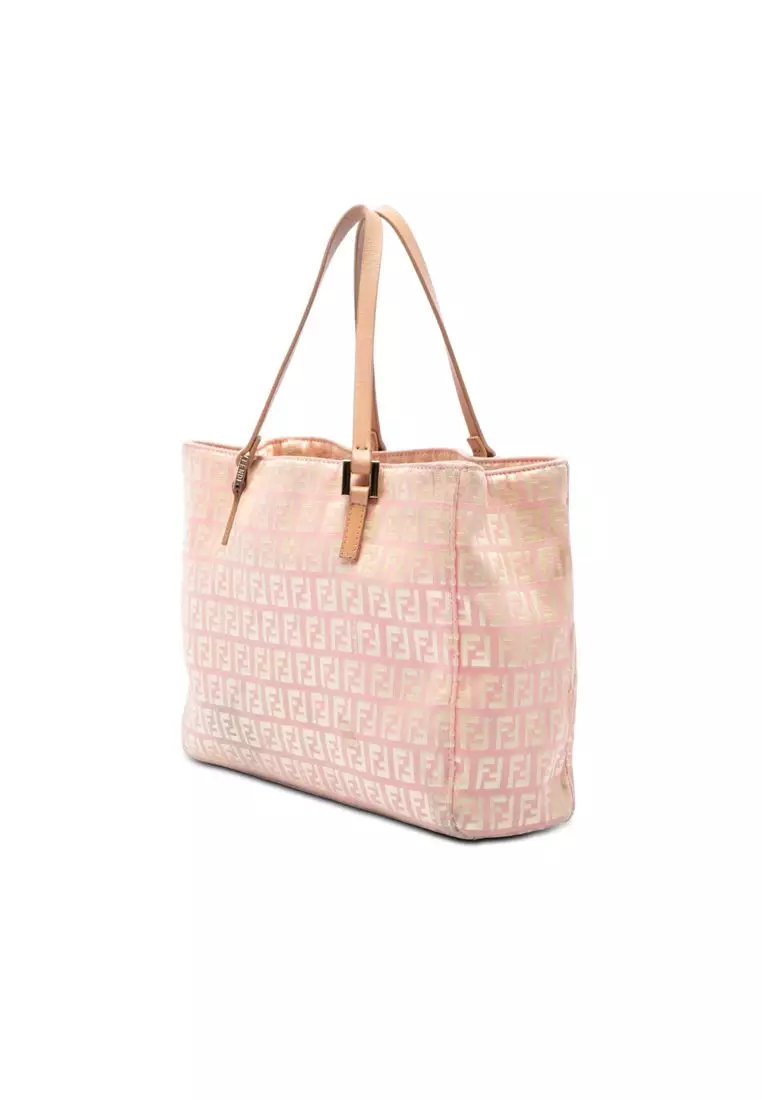 Pre-Loved Fendi Zucchino Canvas Tote