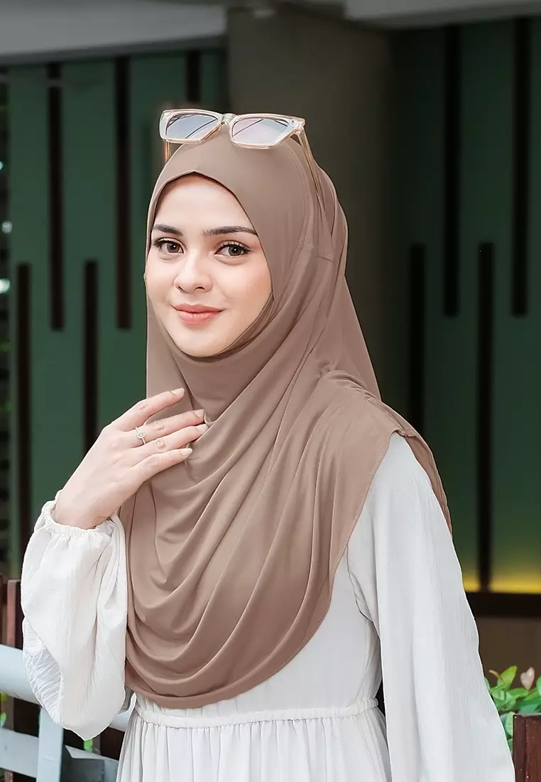 HIJAB INSTAN FATHIA - CHOCO