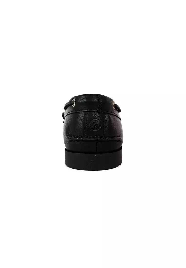 Men's Leeward Boat Shoes Topsider - Black (25S00051)