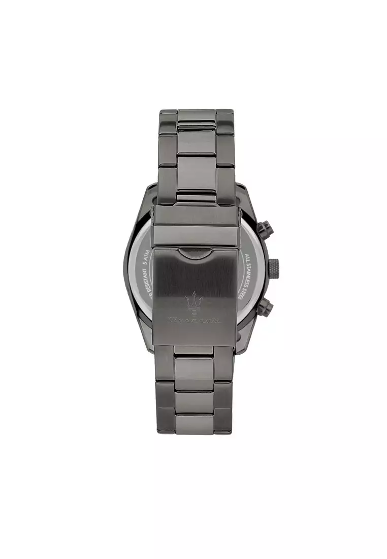 【2 Years Warranty】Maserati Attrazione 43mm Men's Quartz Watch R8853151001 With Luminous Dial Hands