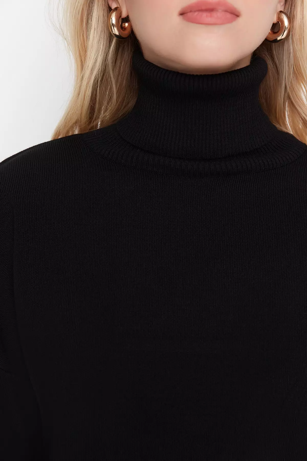 Oversized Roll Neck Jumper