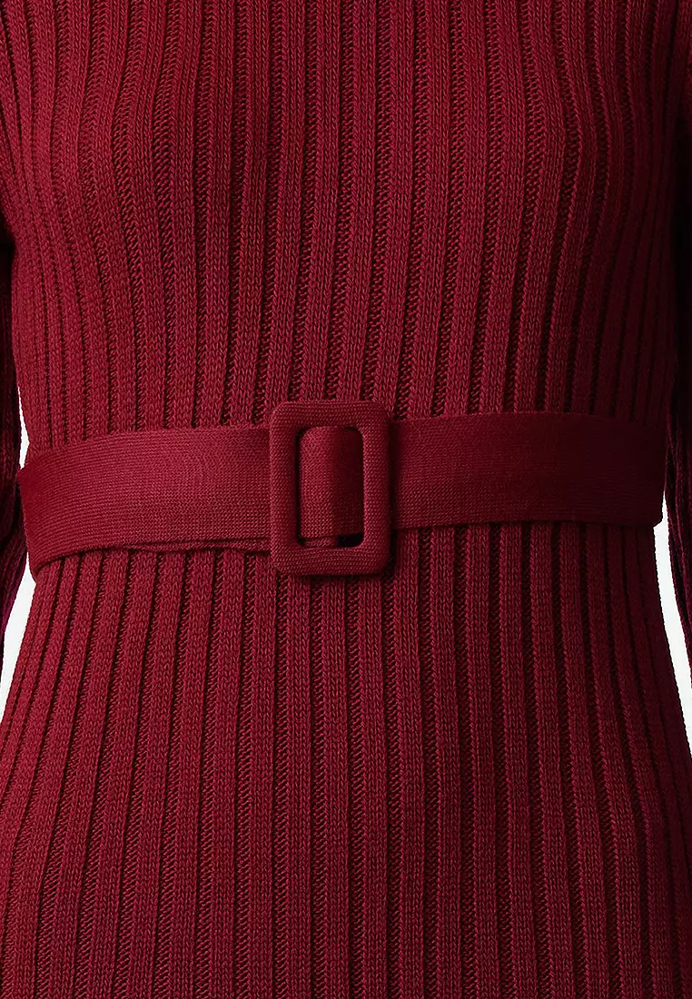 Belted Knit Dress